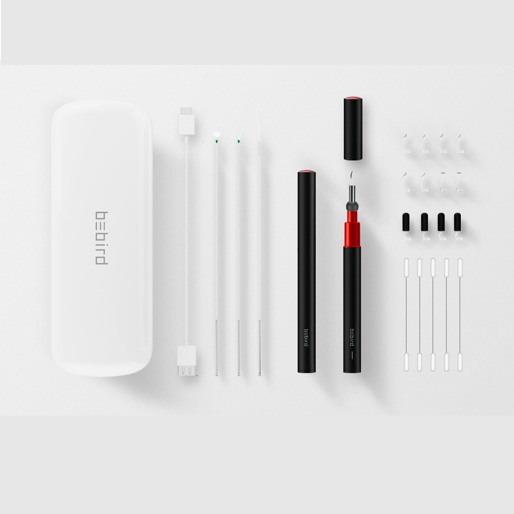 Dụng Cụ Lấy Ráy Tai Thông Minh Cảm Biến Bebird A2 Camera Nội Soi Không Dây WiFi 5 Đèn LED và HD 1080P 2Megapixels