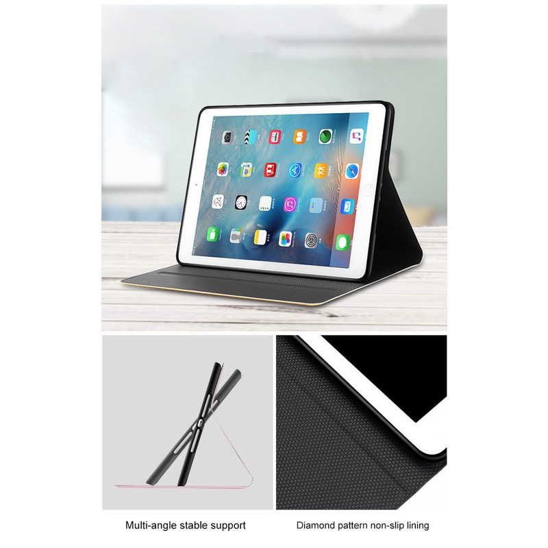Bao da máy tính bảng họa tiết hoạt hình dễ thương cho  AIR 2 3 10.5 Pro 2019 7th 10.2 inch 2017 2018 9.7 Mini 5