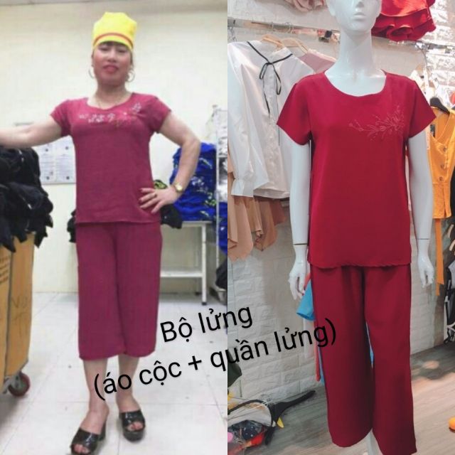 (48-75kg) Bộ đũi trung niên cho mẹ, cho bà | BigBuy360 - bigbuy360.vn