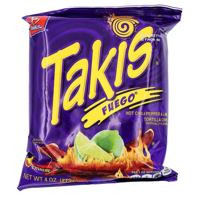 Bánh Takis Fuego Vị Chanh Chua Cay 120g