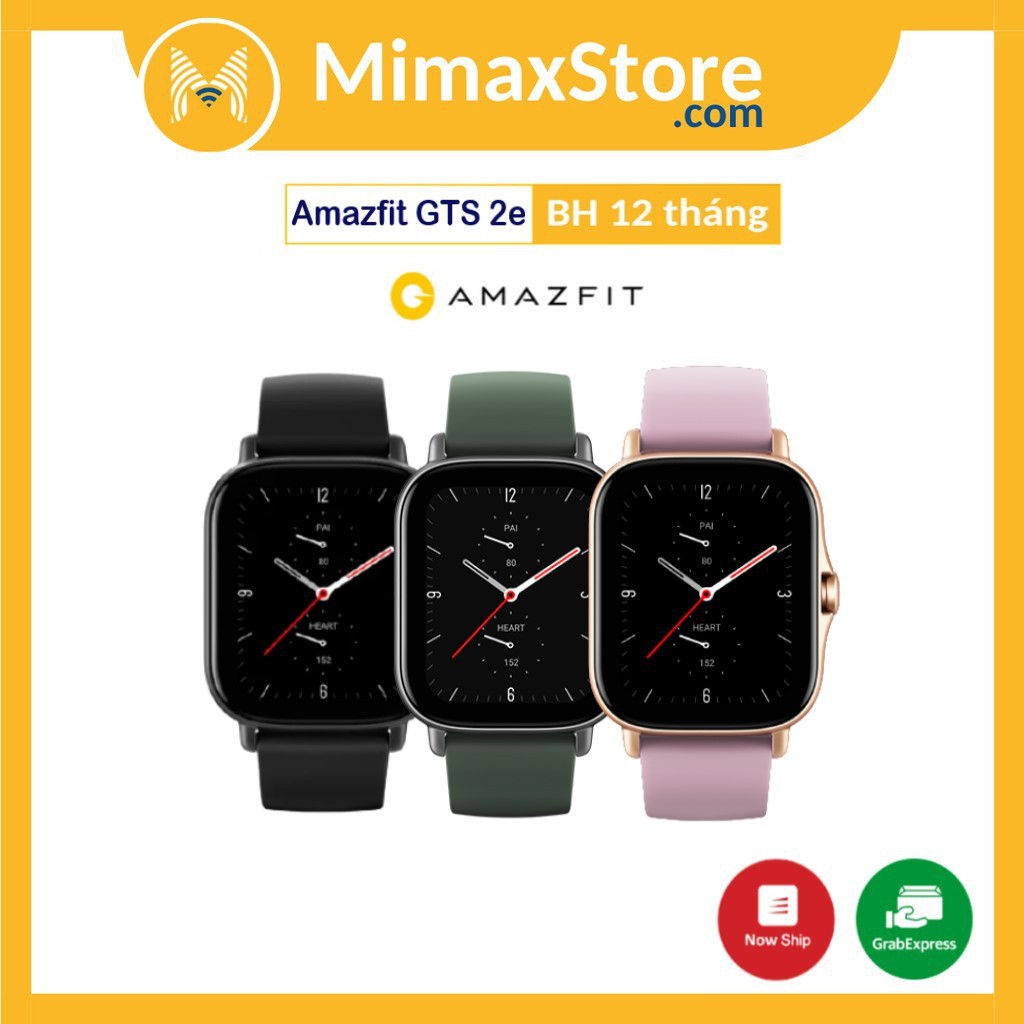 Đồng Hồ Thông Minh Xiaomi Amazfit GTS 2019 / GTS 2e | Giao Diện Tiếng Việt | Hàng Chính Hãng | Bản Quốc Tế