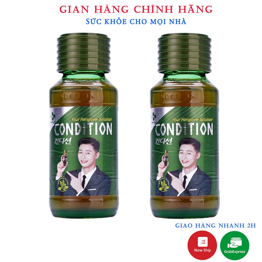 Nước Uống Condition.Thanh Nhiệt,Giải Độc Mát Gan Giải Rượu.Chai 75ml