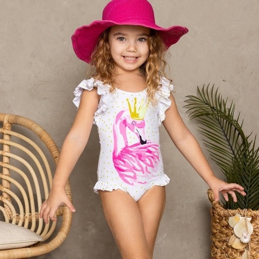 Đồ bơi liền mảnh NNJXD in họa tiết tùy chọn thời trang mùa hè dễ thương cho bé gái