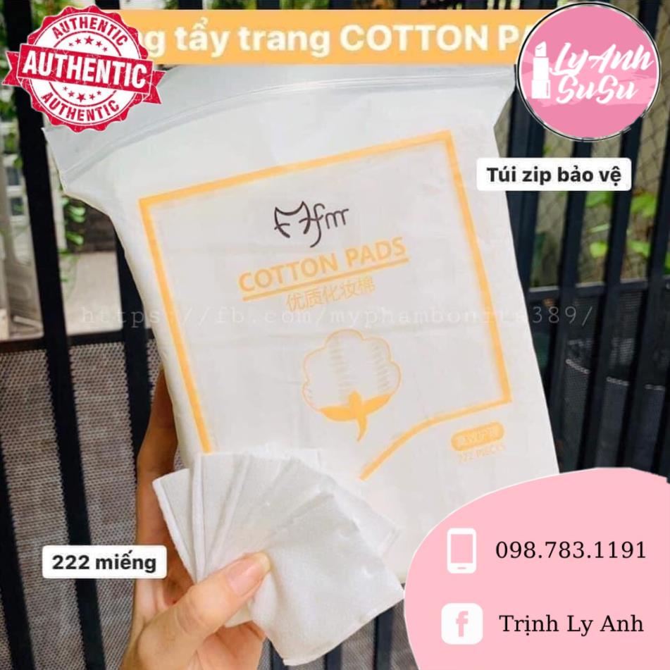 BÔNG TẨY TRANG MÈO Cotton Pads (222 miếng/gói)