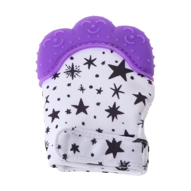 Găng Tay Silicone Màu Kẹo Cho Bé Mọc Răng