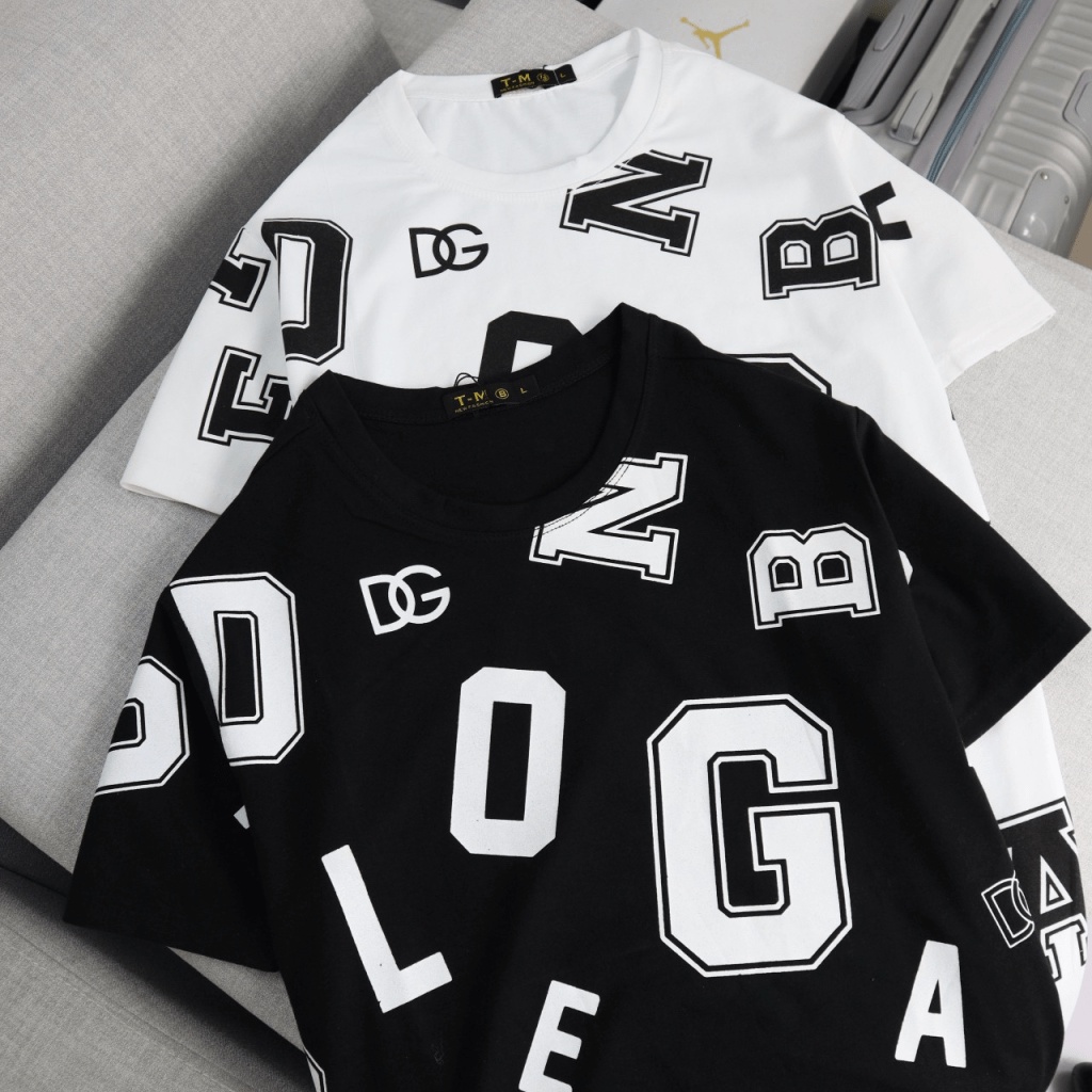 Áo Thun Nam Cổ Tròn In Chữ Cái Chất Cotton Mịn Mát Vừa Size Mặc Đẹp Trẻ Trung Hot Trend NEW UNISEX