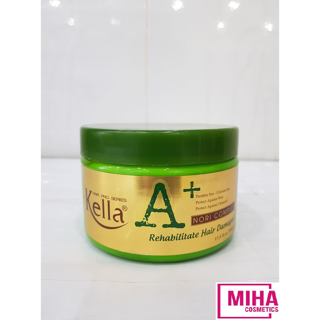 Hấp Dầu Kella A+ Nori Complex Rehabilitate Hair Damaged 500ml