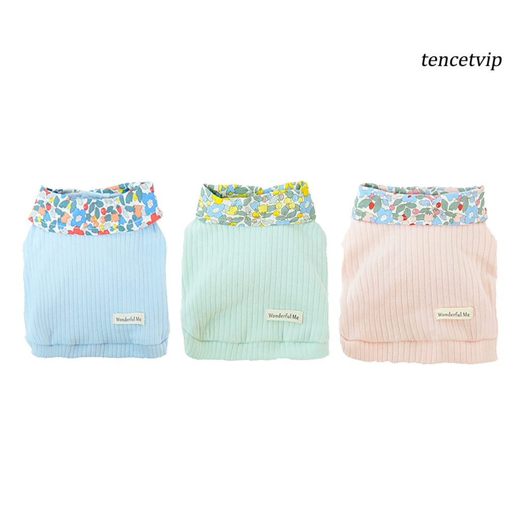 Áo không tay cổ bẻ chất liệu cotton dành cho cún cưng