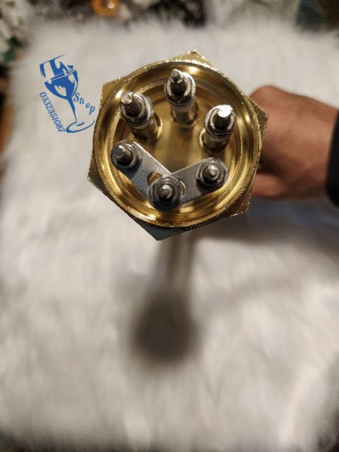 Thanh nhiệt nồi hơi 4k-6k-9k đầu zen đồng 48 và thân ống inox 304