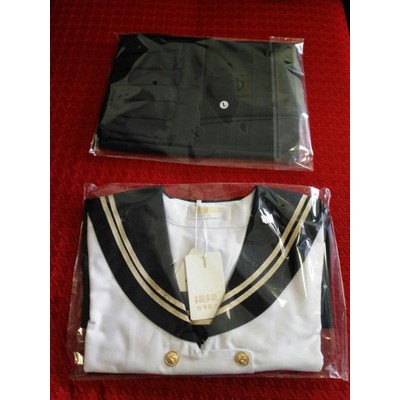 [Kèm ảnh thật] Set váy đồng phục thủy thủ học sinh Nhật Bản/ Seifuku: áo cổ thủy thủ + chân váy | BigBuy360 - bigbuy360.vn