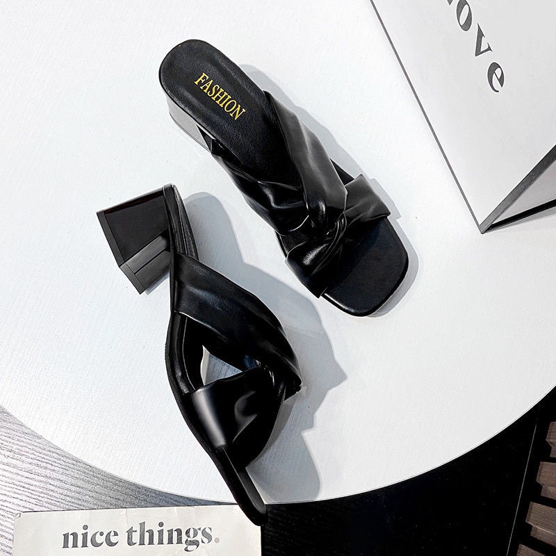 Tikp Dép Cao Gót Tikp Hở Mũi Thời Trang Cho Nữ Size 34-40