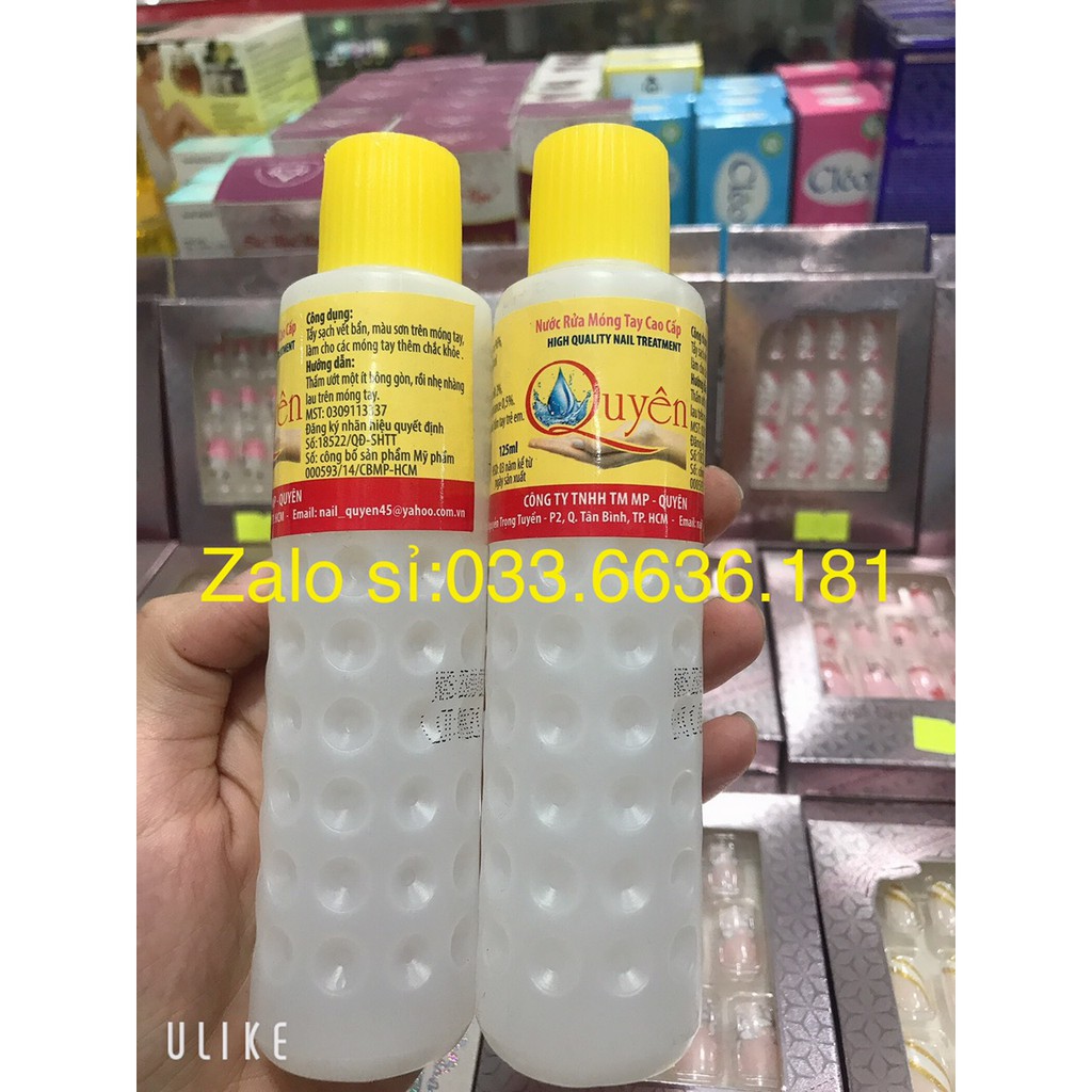 nước rửa móng QUYÊN 125ml