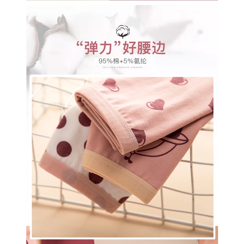 Quần chip bé gái  lót đùi trẻ em cotton cao cấp mềm mại bảo vệ vùng kín hàng Quảng Châu