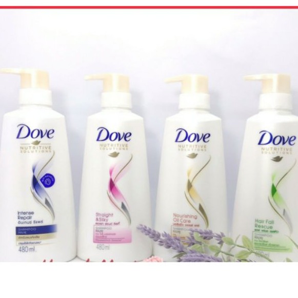 Dầu gội Dove phục hồi hư tổn chai 480ml THÁI LAN