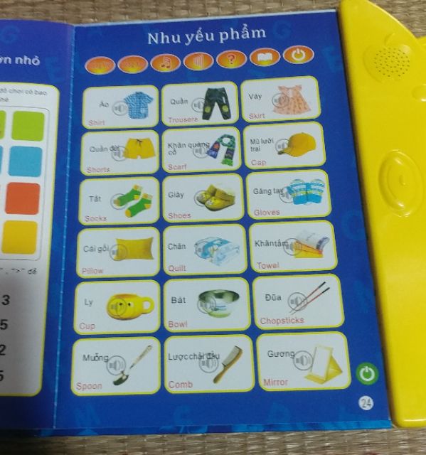 Sách Nói Điện Tử Song Ngữ Anh- Việt Giúp Trẻ Học Tốt Tiếng Anh