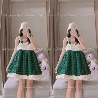 Đầm xốp nơ 2M