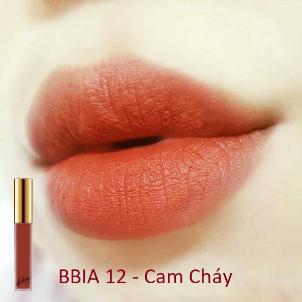 Son kem lì Bbia Last Velvet Lip Tint Màu 12 Sweet Boss (Cam cháy) Chính hãng