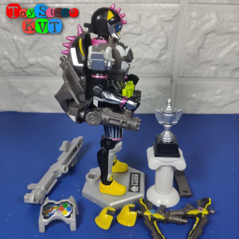 SET MÔ HÌNH Kamen Rider Lazer Turbo (Proto Combat Bike Gamer Lv.0)