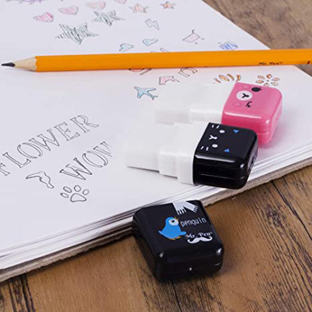 Cục Tẩy Bút Chì Dạng Lăn Họa Tiết Hoạt Hình Đáng Yêu