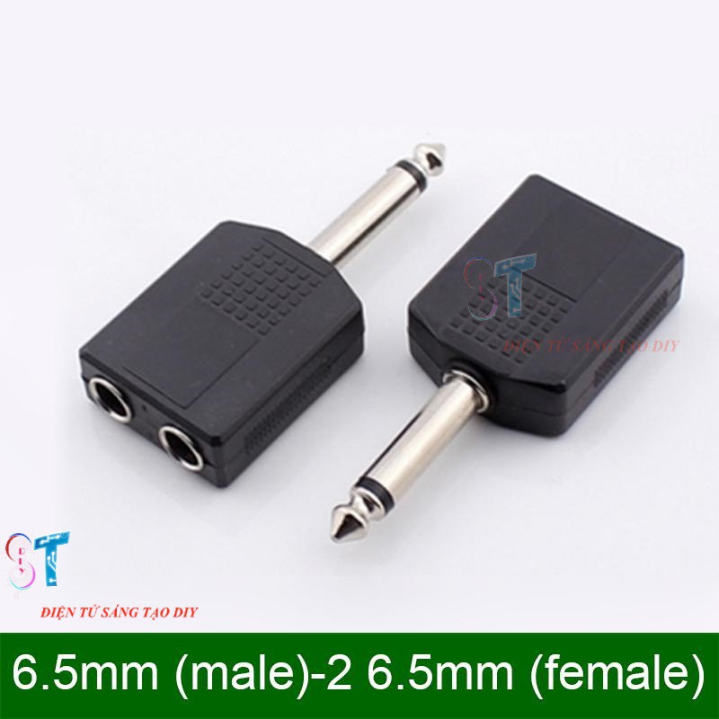 ĐẦU CHIA AUDIO 6.5MM 1 RA 2