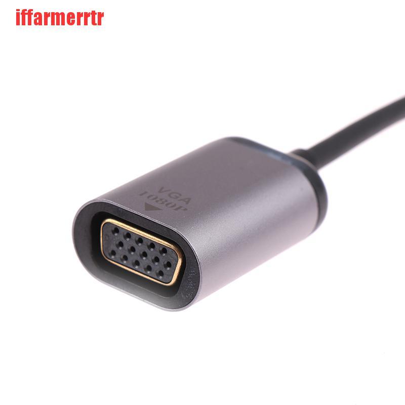 {iffarmerrtr}4K USB C to HDMI/VGA/DP/Mini DP Cable Thunderbolt Adapter UHD Type-C HDMI LKZ