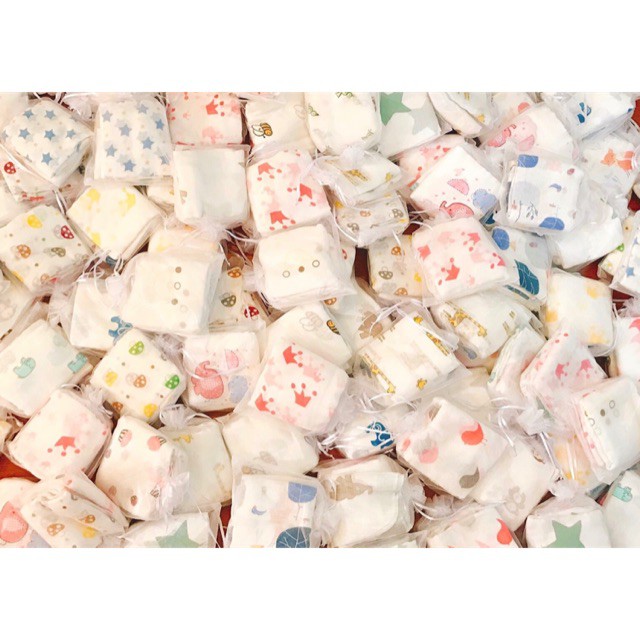 Set 10 Khăn Sữa Sợi Tre Xuất Hàn Cao Cấp