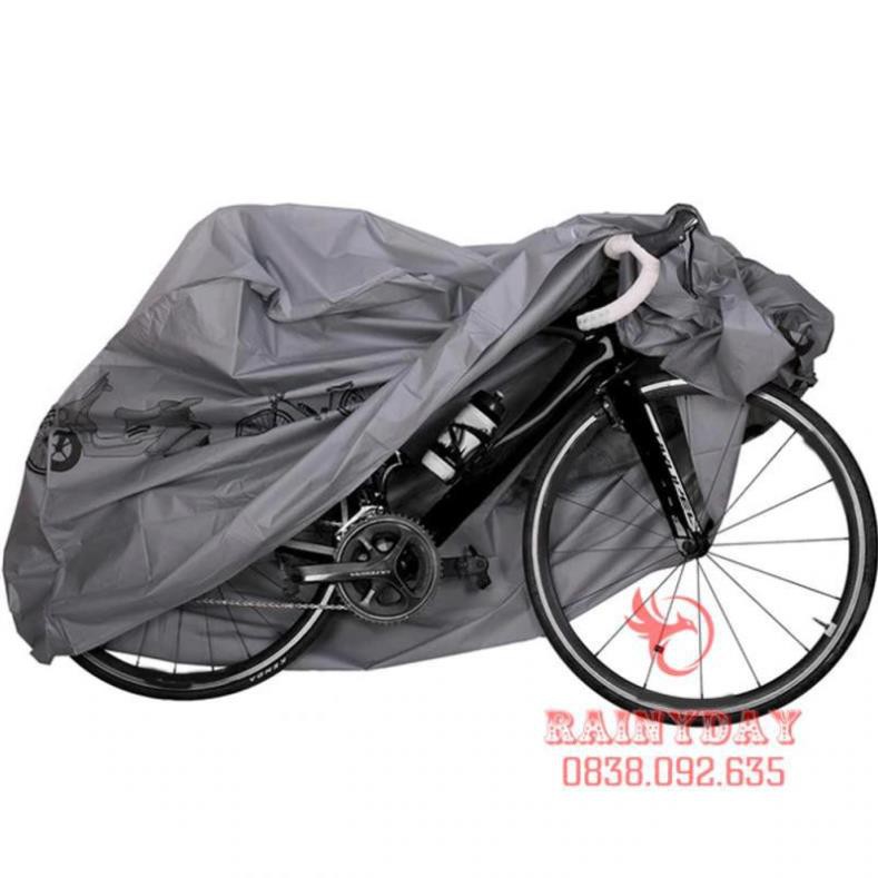 Bạt áo phủ trùm che xe máy sh vespa moto pkl vision xe đạp điện chống nắng mưa vải dù loại dày .