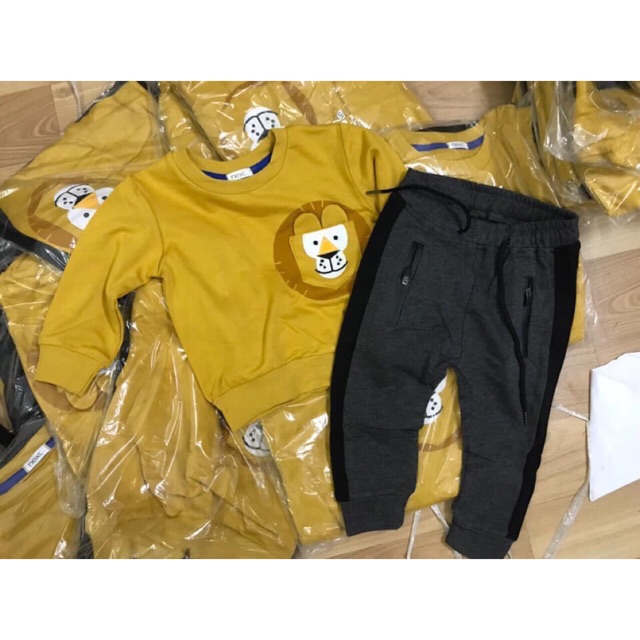 Bộ nỉ hổ 1-3y