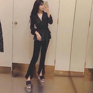 QUẦN ỐNG LOE XẺ TÀ
