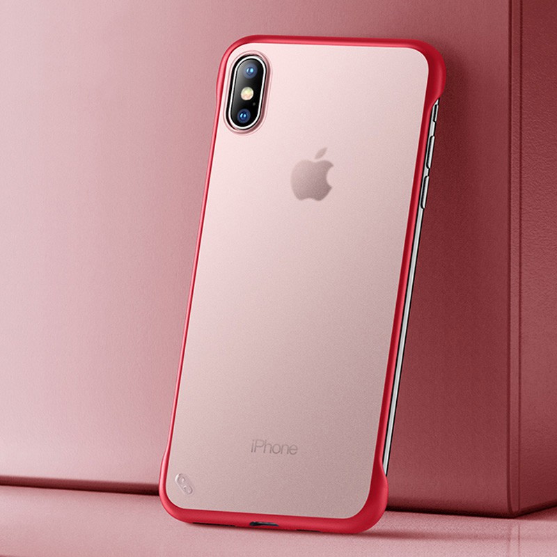 Ốp điện thoại mỏng trong suốt không viền cho iPhone 11 Pro Max 7 8 6 6S Plus X XS Max XR