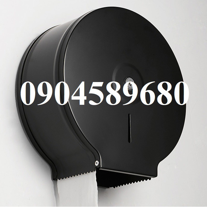 Hộp giấy vệ sinh cuộn lớn màu đen HD723B