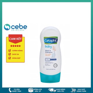 Tắm gội cho bé Cetaphil Baby Gentle Washs & Shampoo