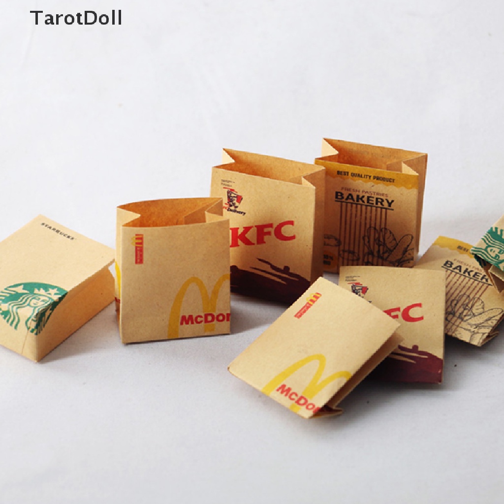 Bộ Bài Tarot Gồm 5 Món Bằng Giấy Trang Trí Nhà Búp Bê