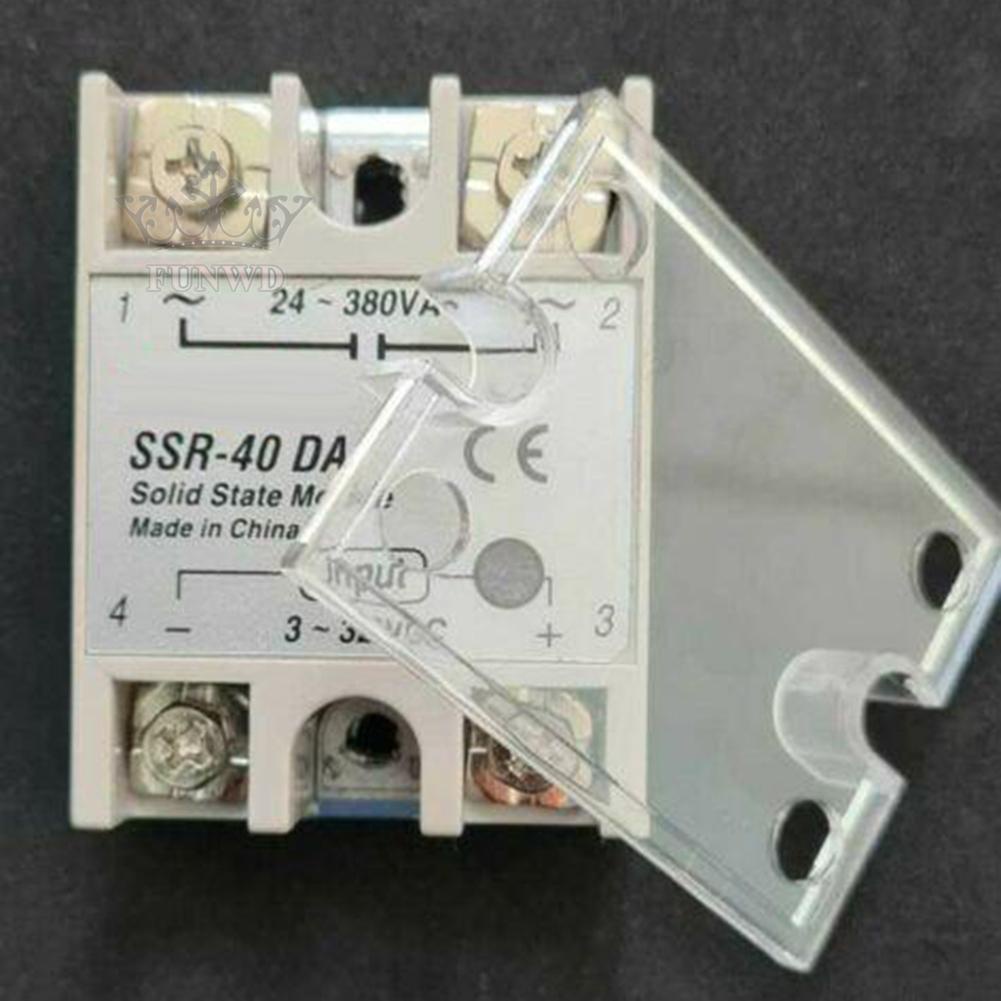 1 Mô Đun Rơ Le Trạng Thái Rắn SSR-25DA/SSR-40DA 40A 3-32V Từ DC Sang 24-380V AC