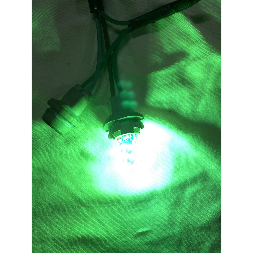 Xe may Bộ 2 led demi xi nhan T10 có chớp 12tim gắn xe máy 12V