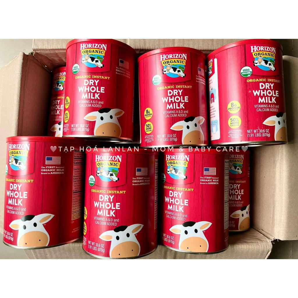 [DATE 5/25] SỮA TƯƠI DẠNG BỘT HORIZON ORGANIC 870GR