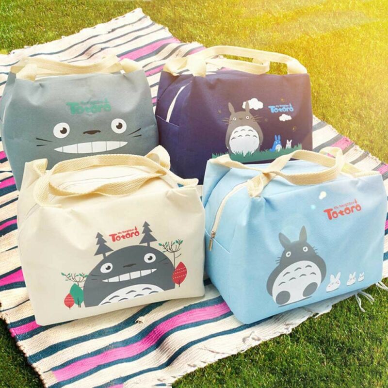 Túi đựng hộp cơm trưa hình totoro đáng yêu