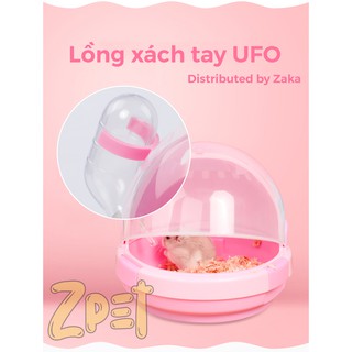 Lồng UFO mini xách tay dành cho hamster