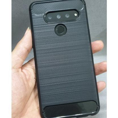 [LG V50/LG V50 ThinQ] Ốp lưng silicon chống sốc RUGGED