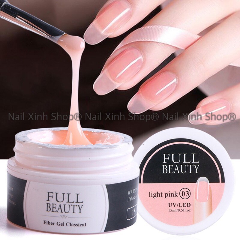 Gel LED/ UV đắp nối móng chuyên dụng cho nail 15ml