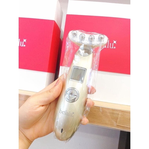 Set Máy Massage mặt Belulu Rebirht phiên bản limited 2021 Nhật nội địa