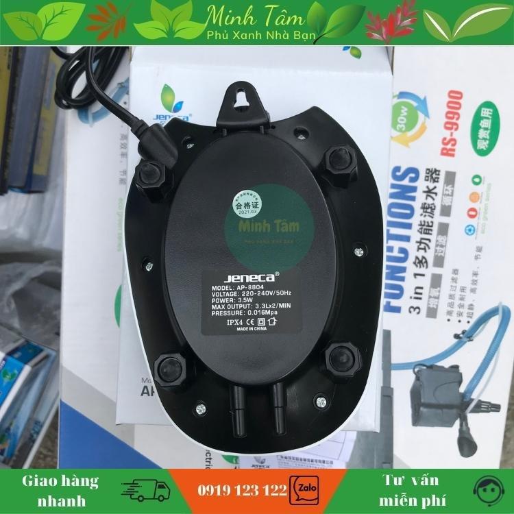 Máy Sủi Oxy bể cá Jeneca  AP8804 hàng cao cấp, chạy êm khỏe tiết kiệm điện