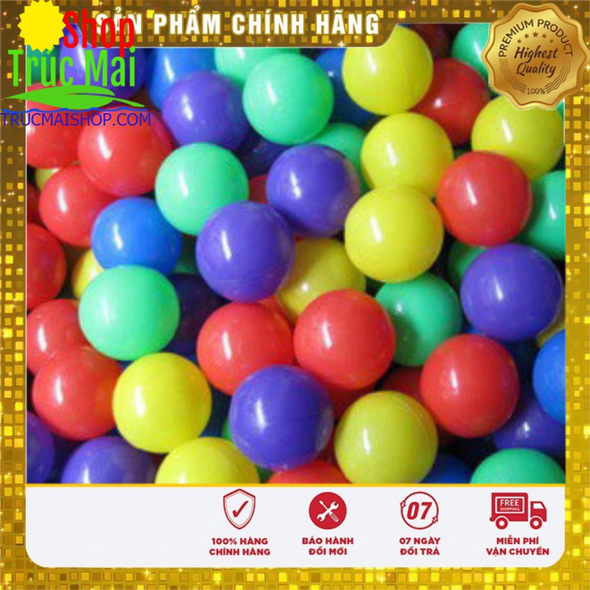 100 BÓNG NHỰA MỀM CHO BÉ . Hàng Việt Nam