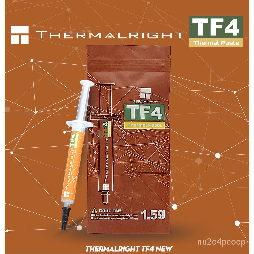 rT3X Limin TF4 CPU silicone grease thermal paste 1.5g installed notebook graphics silicone grease desktop computer therm