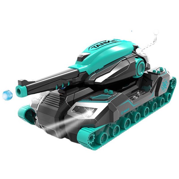 [Cao cấp] Hộp đồ chơi xe tăng phóng bi nước kèm đèn chiếu sáng cao cấp, xe điều khiển từ xa, pin sạc 168-3