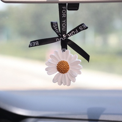 Dây Treo Trang Trí Gương Chiếu Hậu Xe Hơi Hình Hoa Cúc Nhỏ Xinh