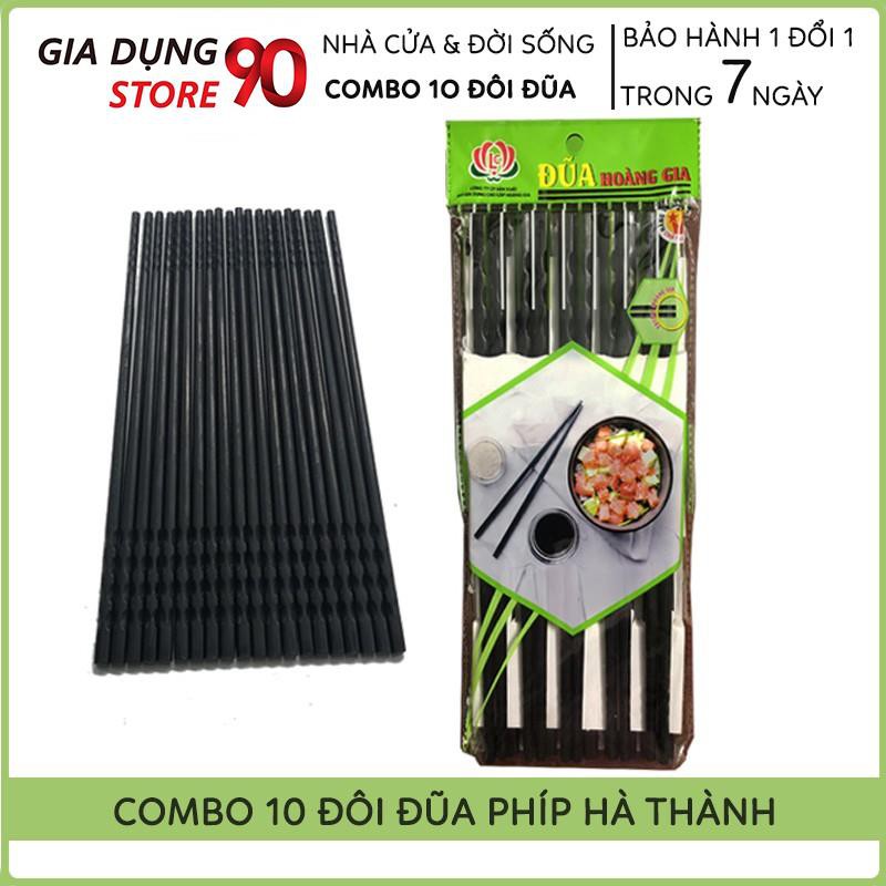 Set 10 Đôi Đũa Phíp Hà Thành, Chuyên Dùng Cho Nhà Hàng, Cửa Hàng Ăn, Gia Đình, Bán Giá Sỉ
