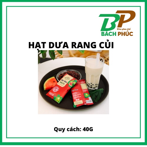 Hạt Dưa Rang Củi Trường Đạt 40g thích hợp cho quán cafe/trà sữa - Kho Pha Chế Đà Nẵng