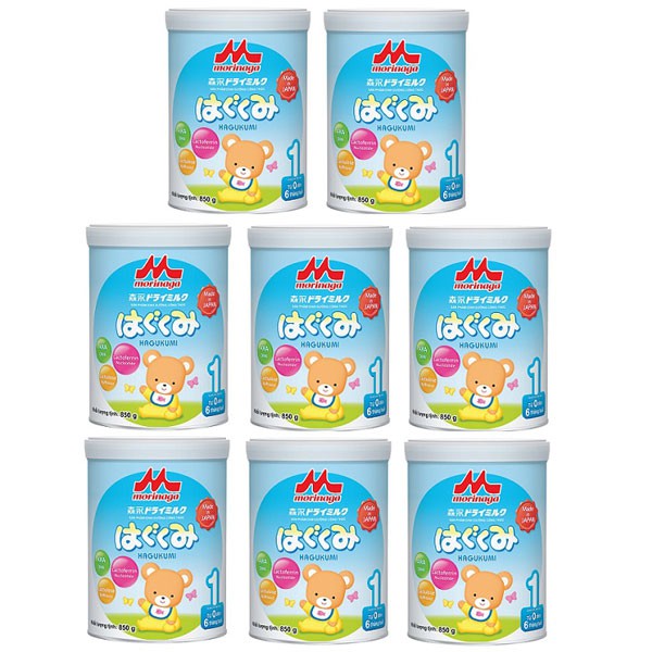 Combo 2 lon morinaga số 1 850g và 1 lon morinaga số 1 320g