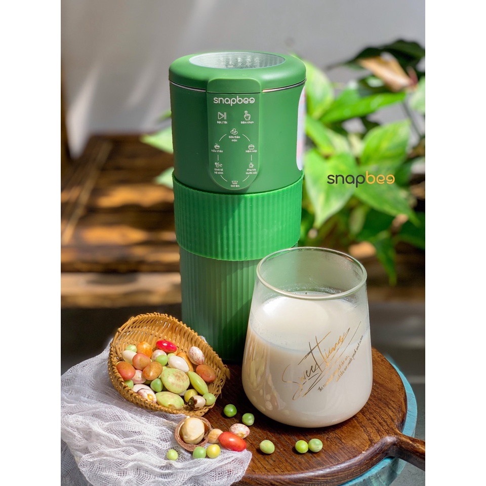 Máy xay nấu sữa hạt đa năng 350ml SNAPBEE tặng phích giữ nhiệt
